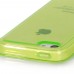 iPhone 5c - TPU Soft Protective Phone Cover Case - Clear Green